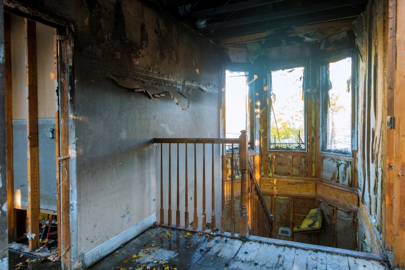 Fire Damage Before and After